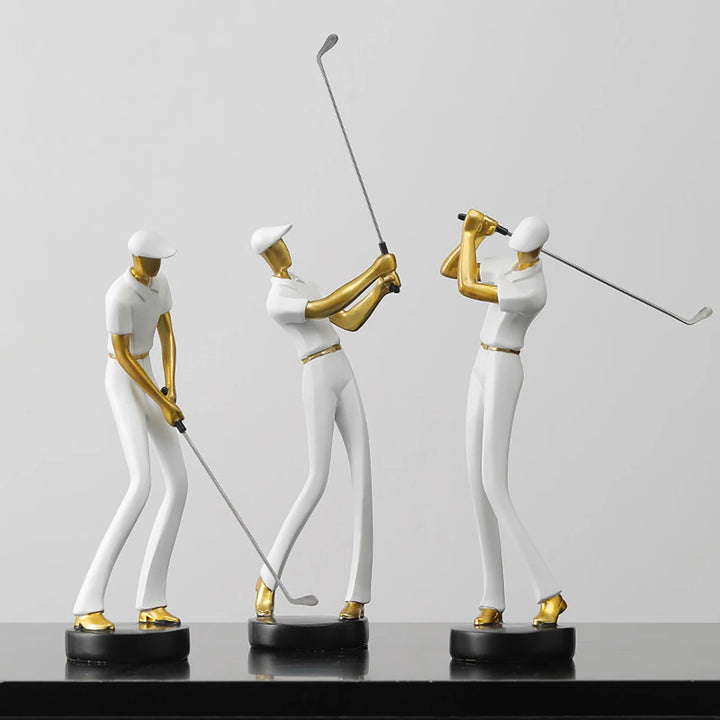 The Golden Stroke Figurines