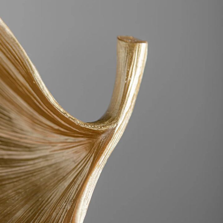 Golden Ginkgo Leaf Bowl