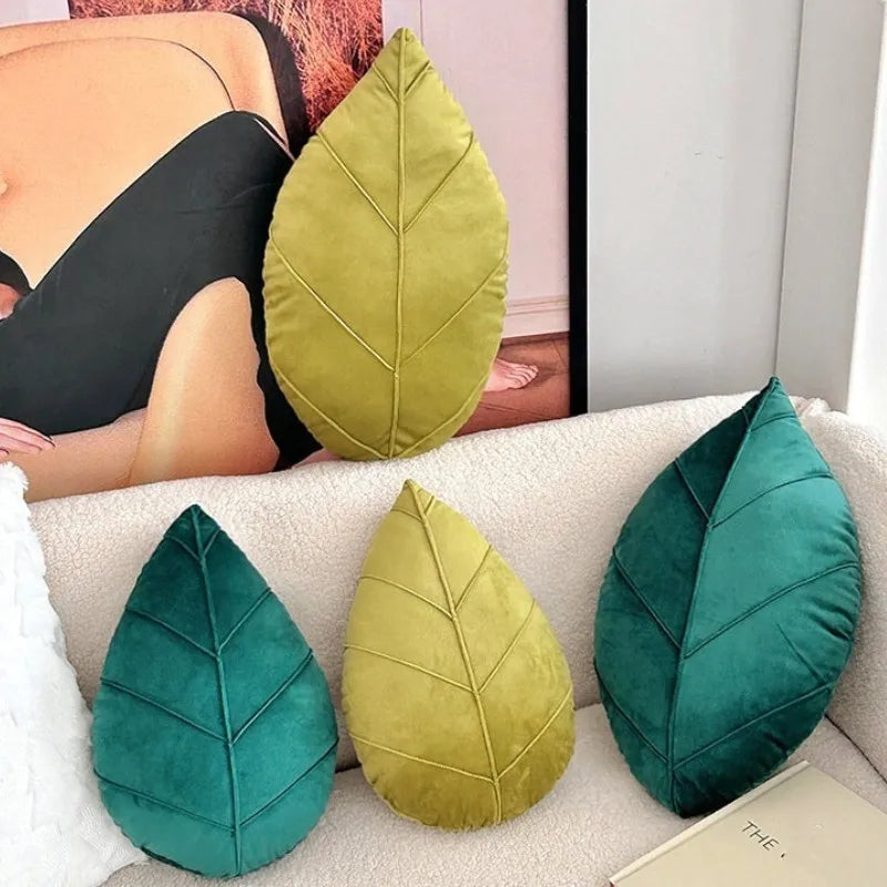 Verdana Leaf Throw Pillow