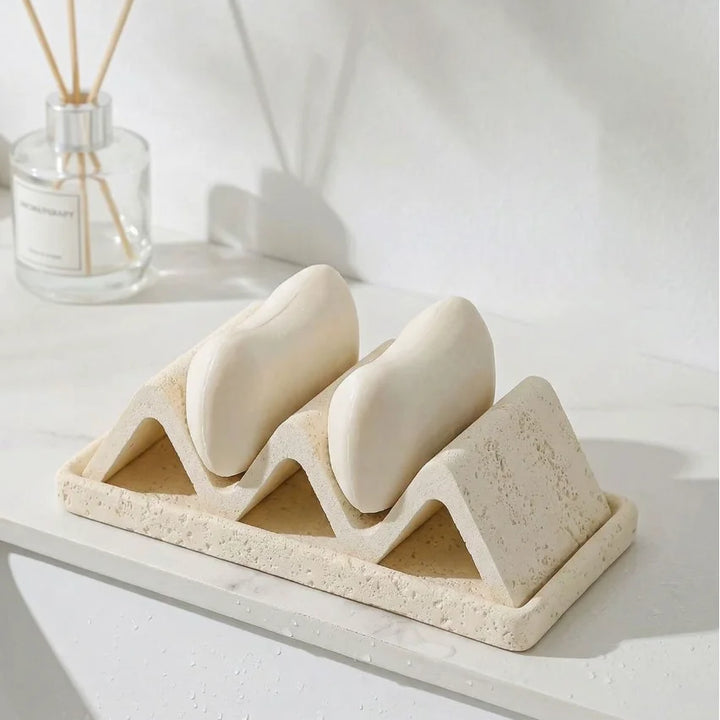 Sandstone Wave Soap Holder