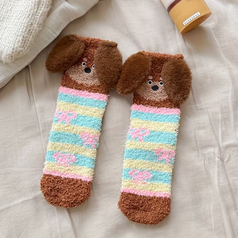 Milo Sherpa Puppy Socks