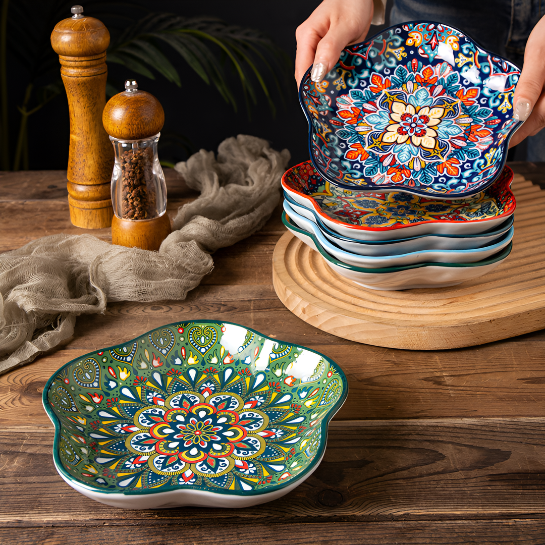 Mirelle Petal Deep Plates
