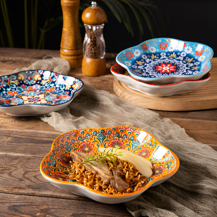 Mirelle Petal Deep Plates