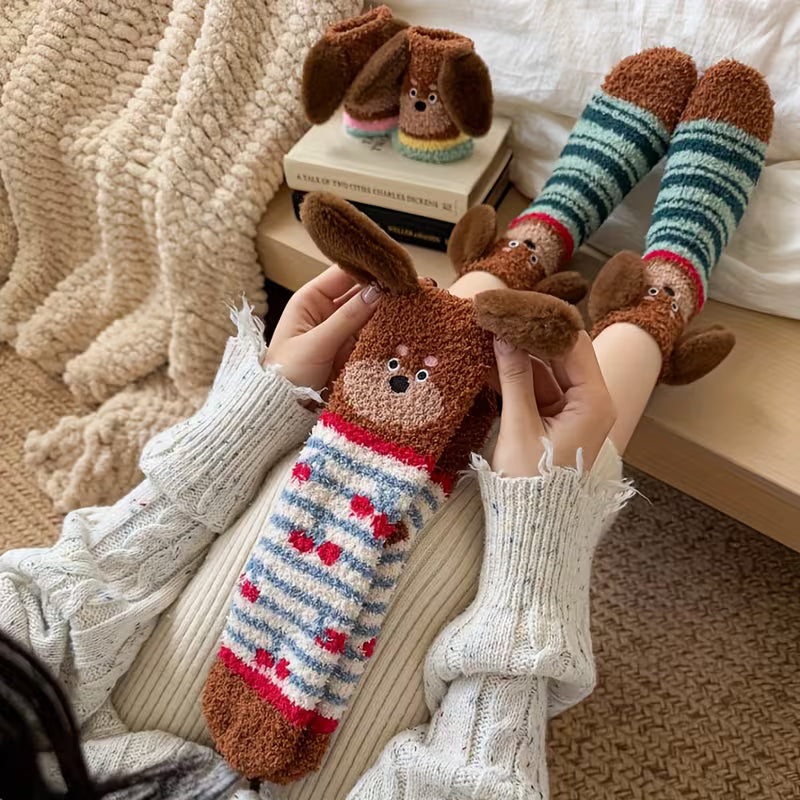 Milo Sherpa Puppy Socks