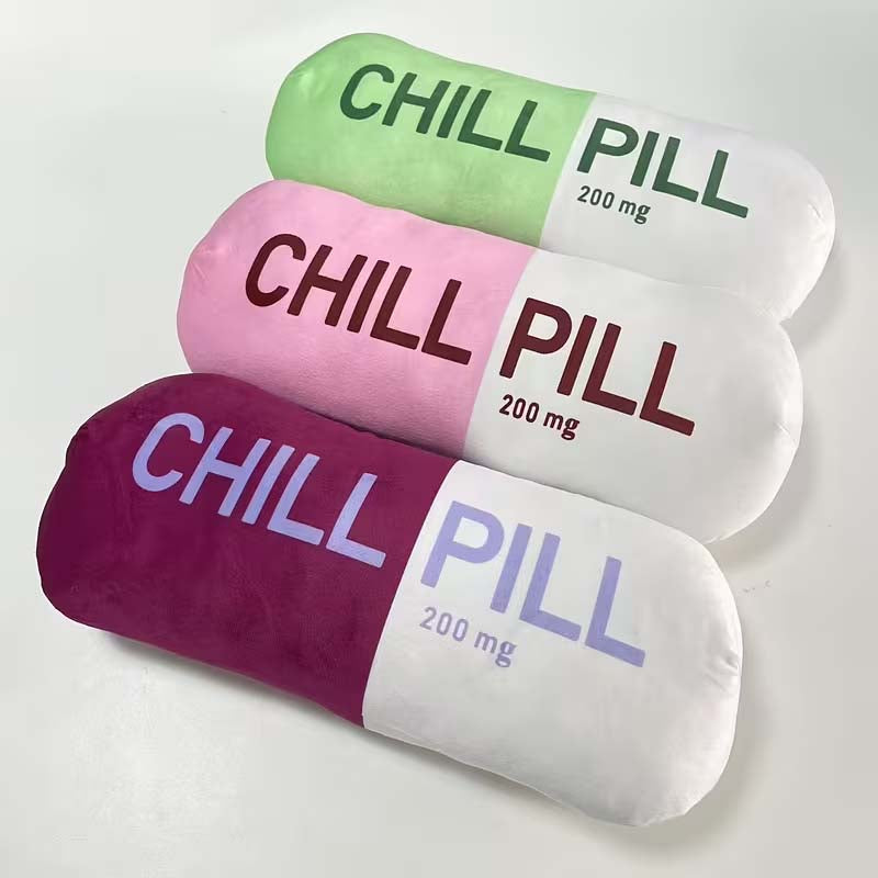 Chill Pill Throw Pillow