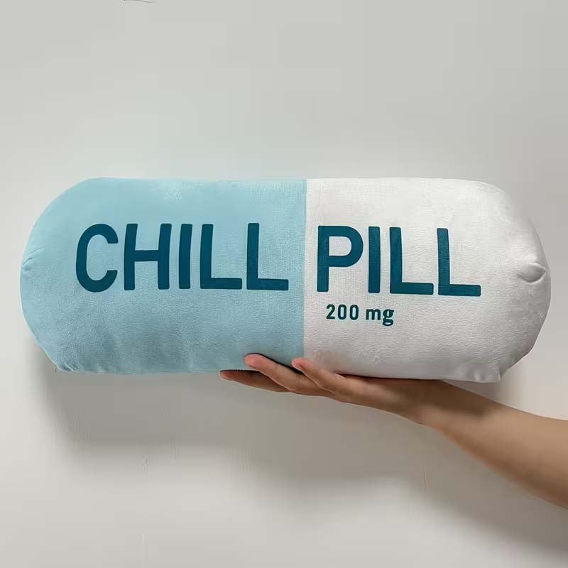 Chill Pill Throw Pillow