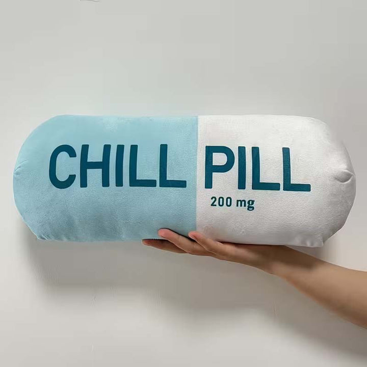 Chill Pill Throw Pillow