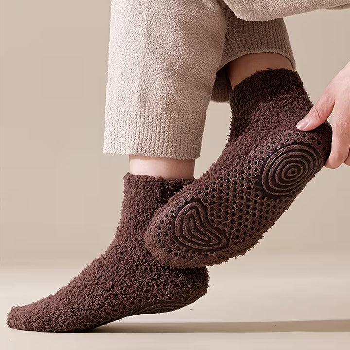 Men's Bear Paw Slipper Socks