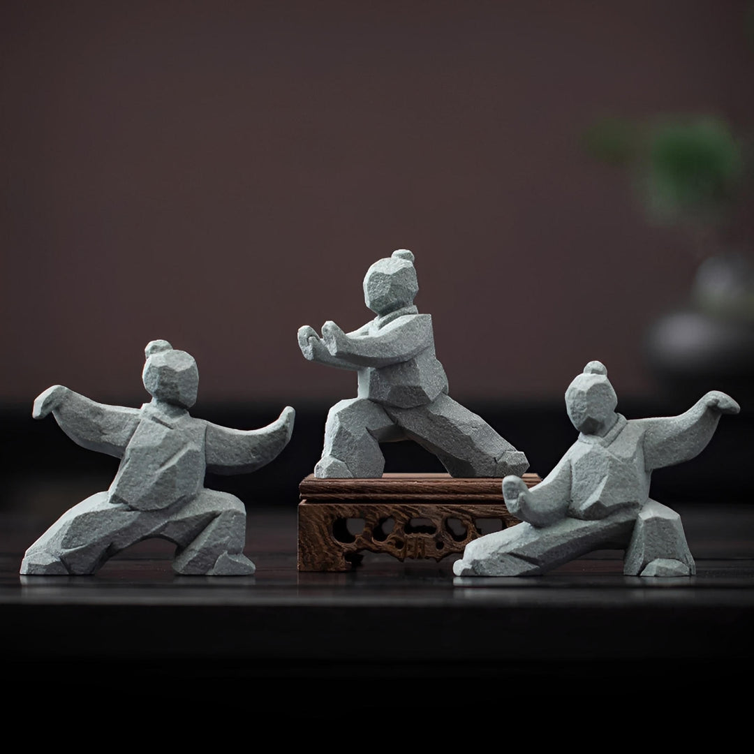 Wushu Flow Stone Figurines