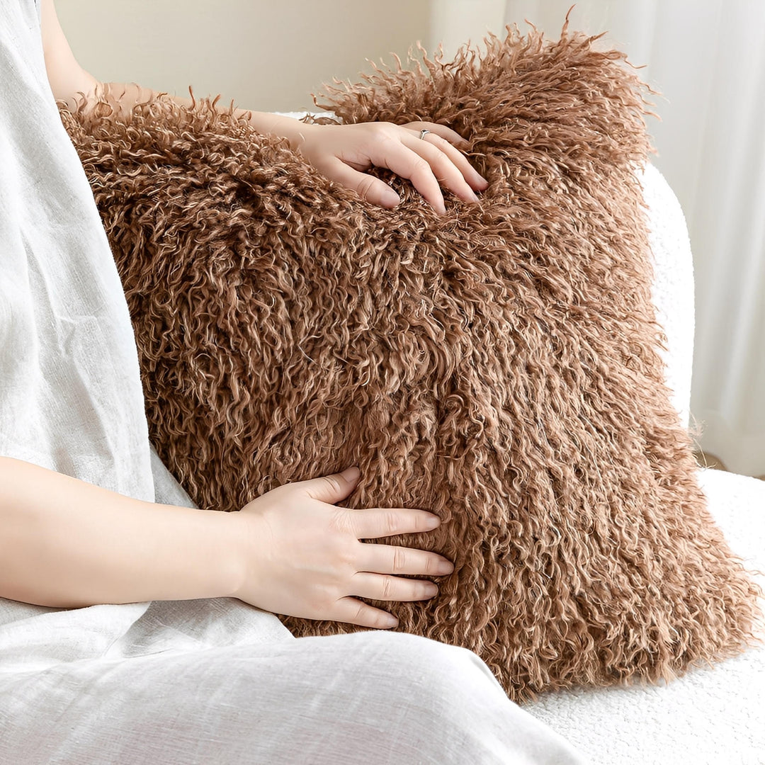 Mira Plush Pillow Cover