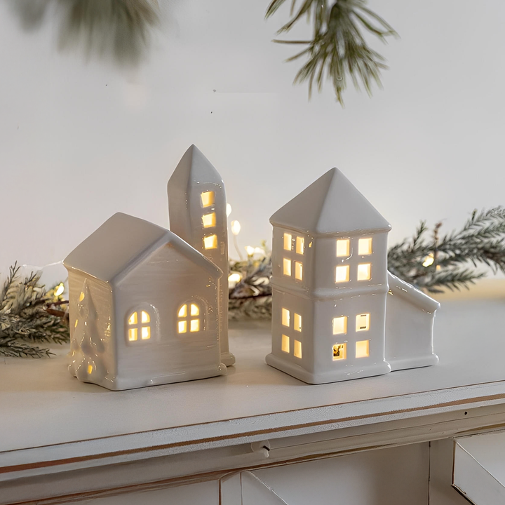 Dale Ceramic Tealight Village