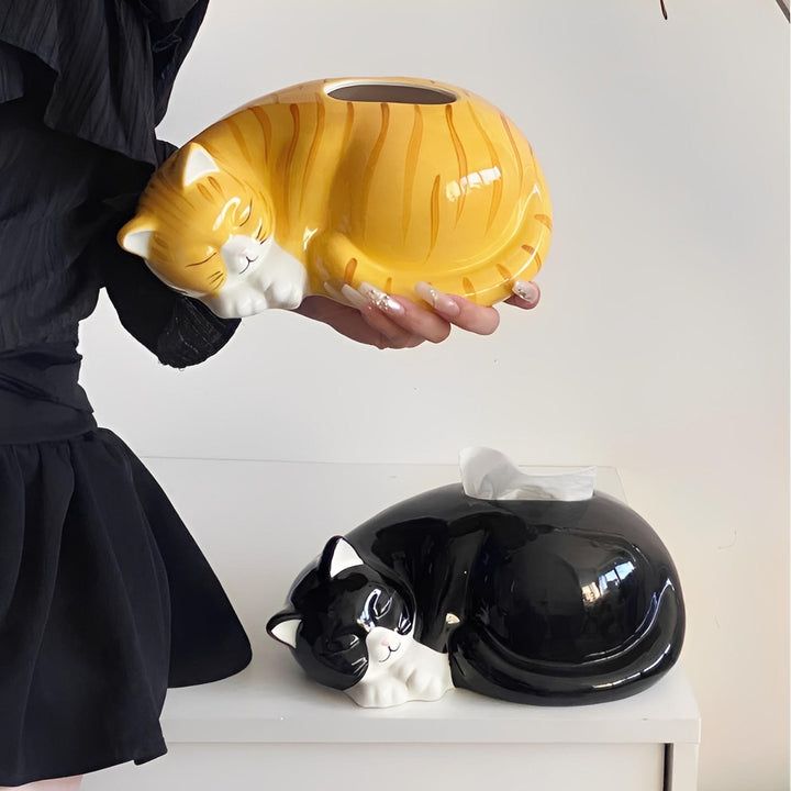 Neko Ceramic Tissue Box
