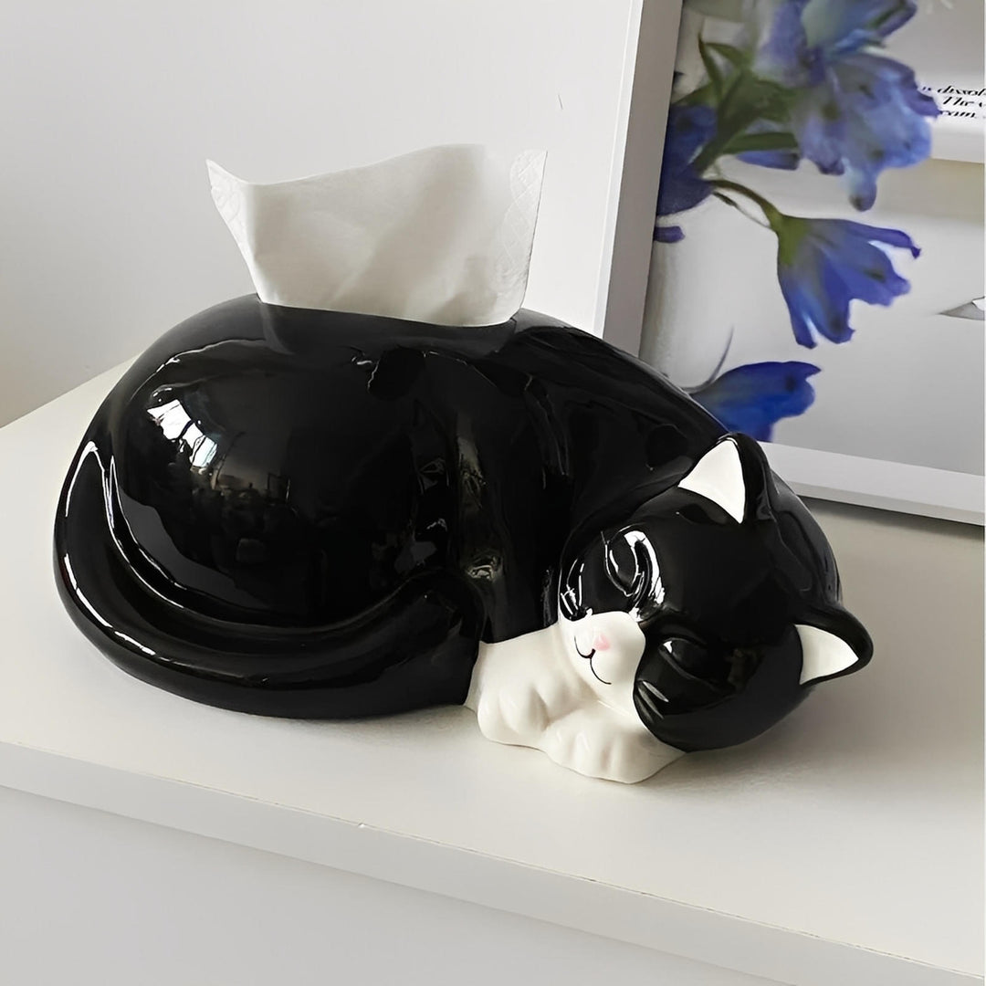 Neko Ceramic Tissue Box