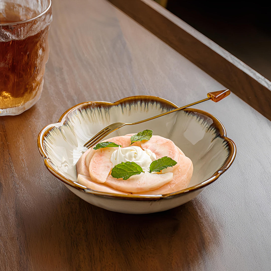 Maru Reactive Glaze Bowl