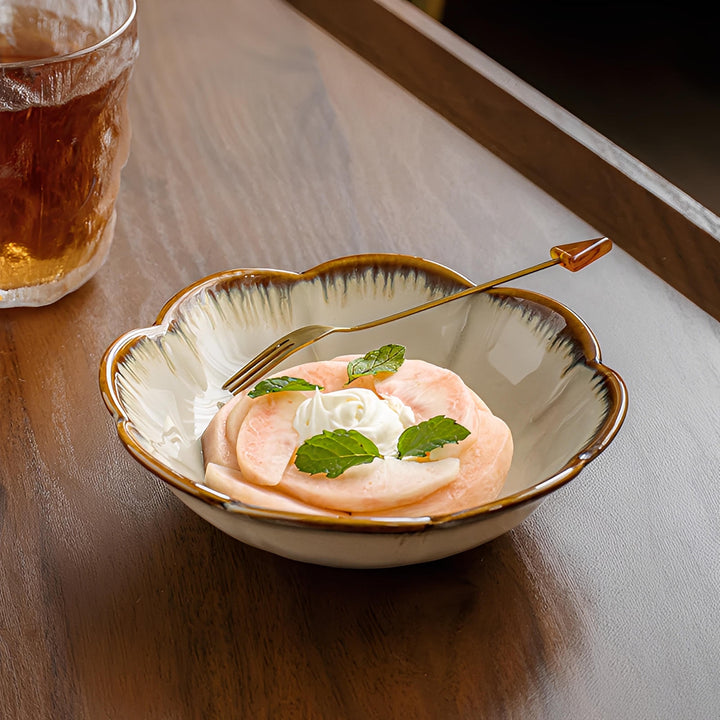 Maru Reactive Glaze Bowl