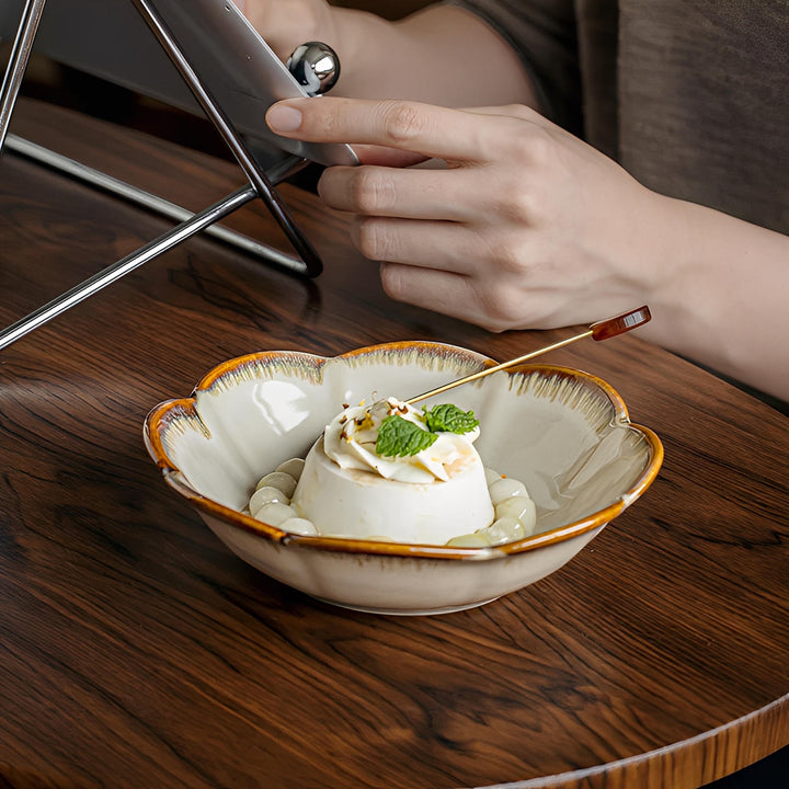 Maru Reactive Glaze Bowl