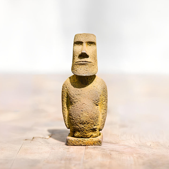 Moai Tiki Stone Figurines