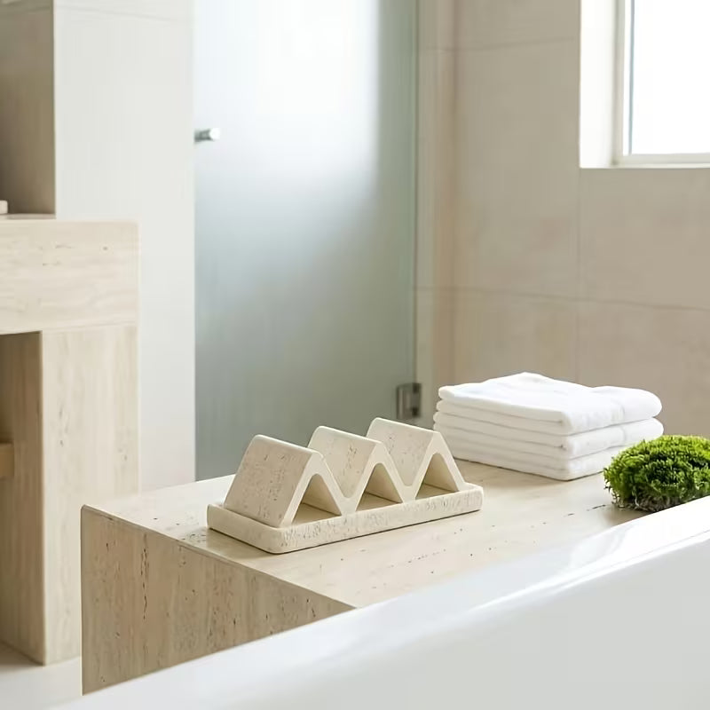 Sandstone Wave Soap Holder