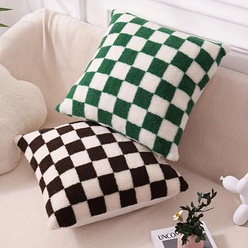 Vanguard Checkered Pillow Cover