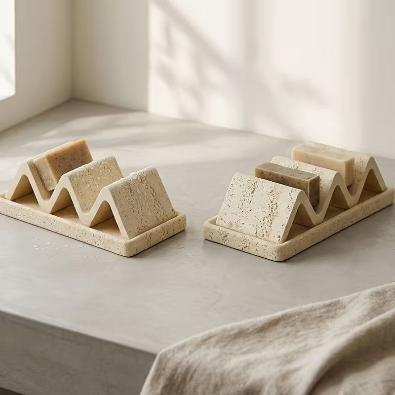 Sandstone Wave Soap Holder