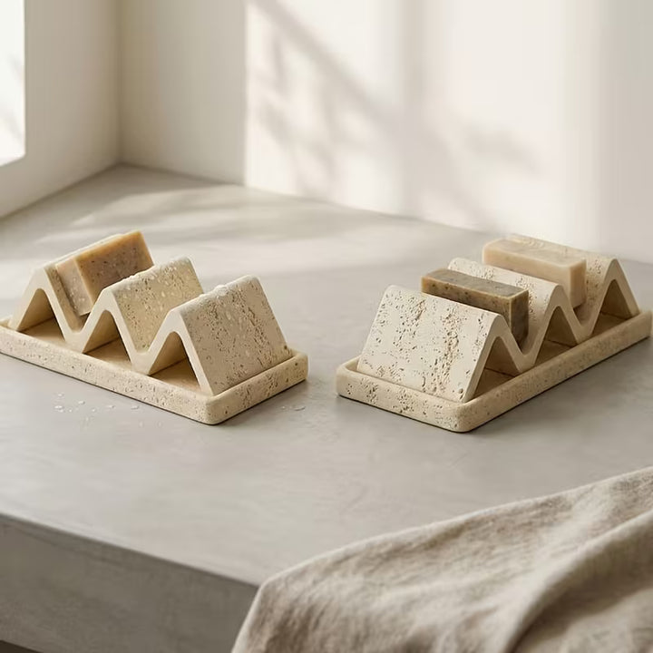 Sandstone Wave Soap Holder