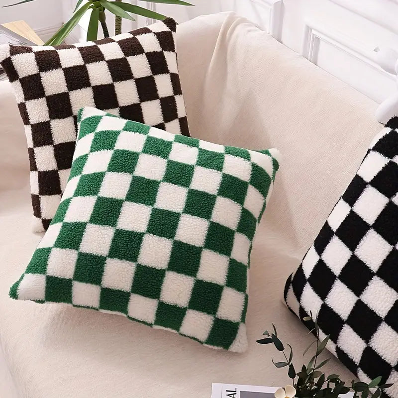 Vanguard Checkered Pillow Cover