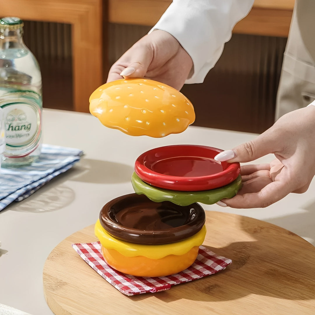 Joe's Ceramic Burger Plates