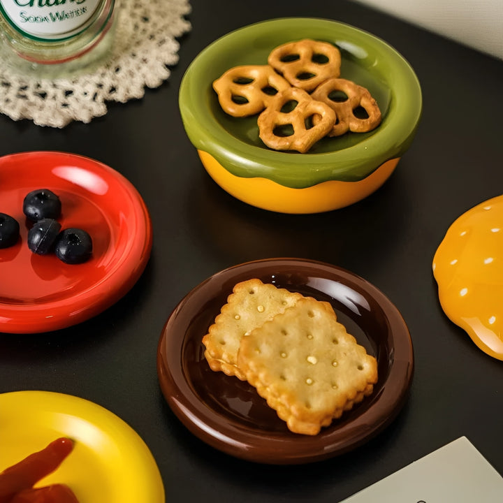 Joe's Ceramic Burger Plates