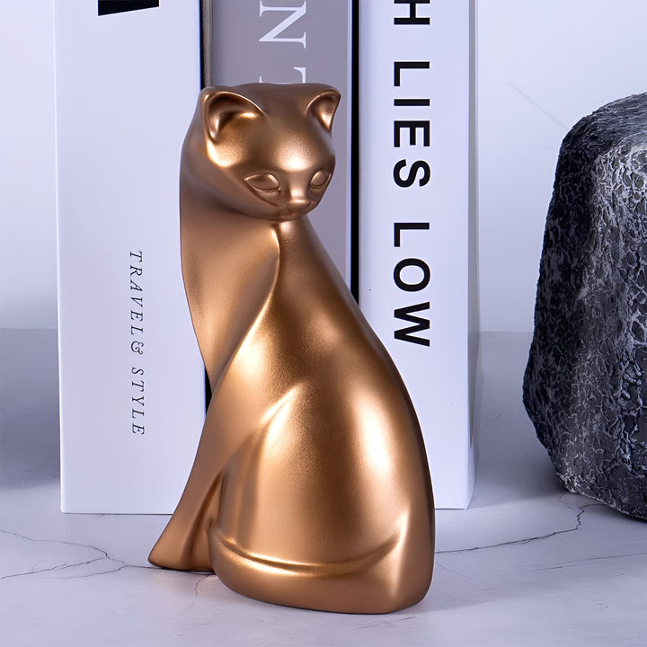 Suri Bronze Cat Figurines