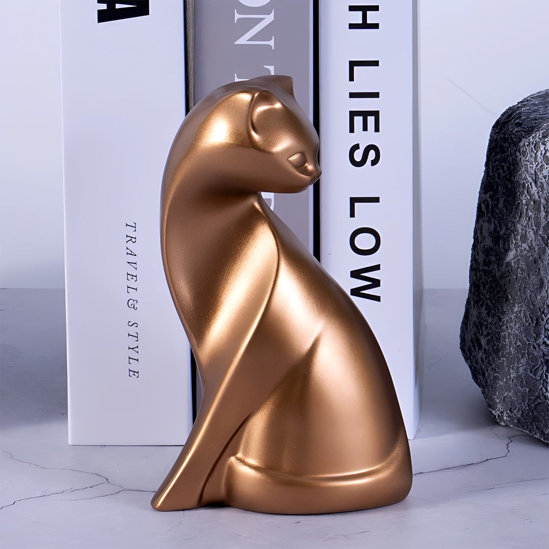 Suri Bronze Cat Figurines