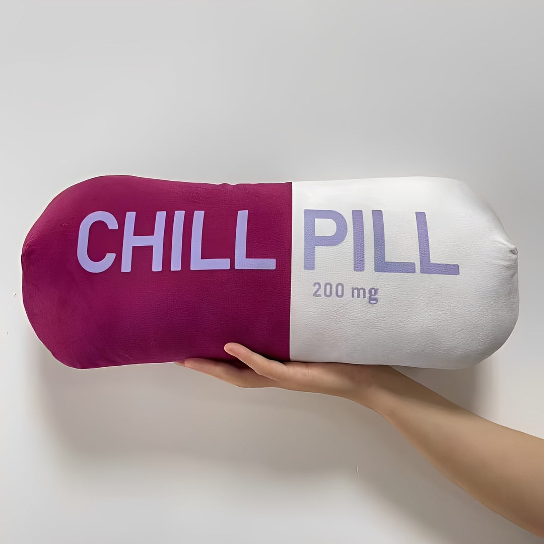 Chill Pill Throw Pillow