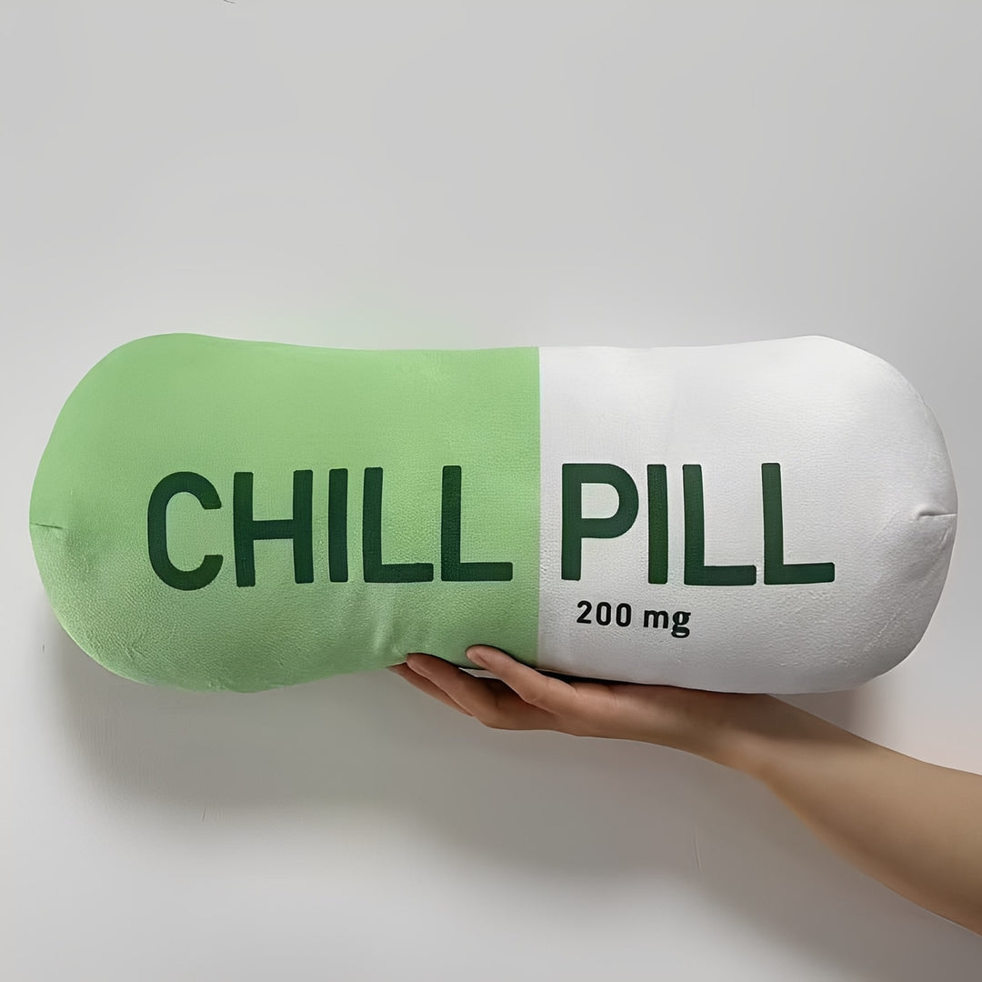 Chill Pill Throw Pillow