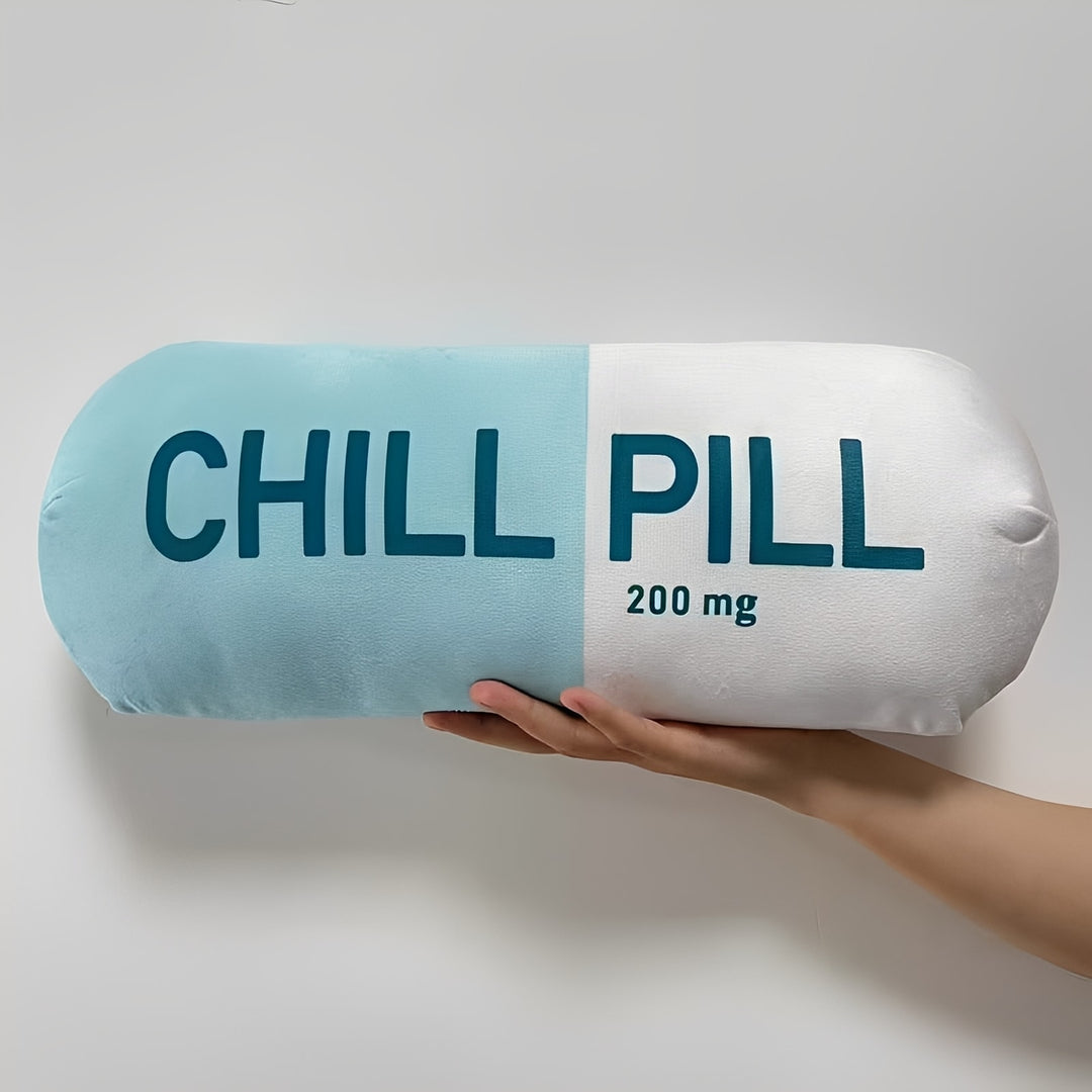 Chill Pill Throw Pillow