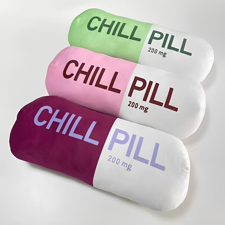 Chill Pill Throw Pillow