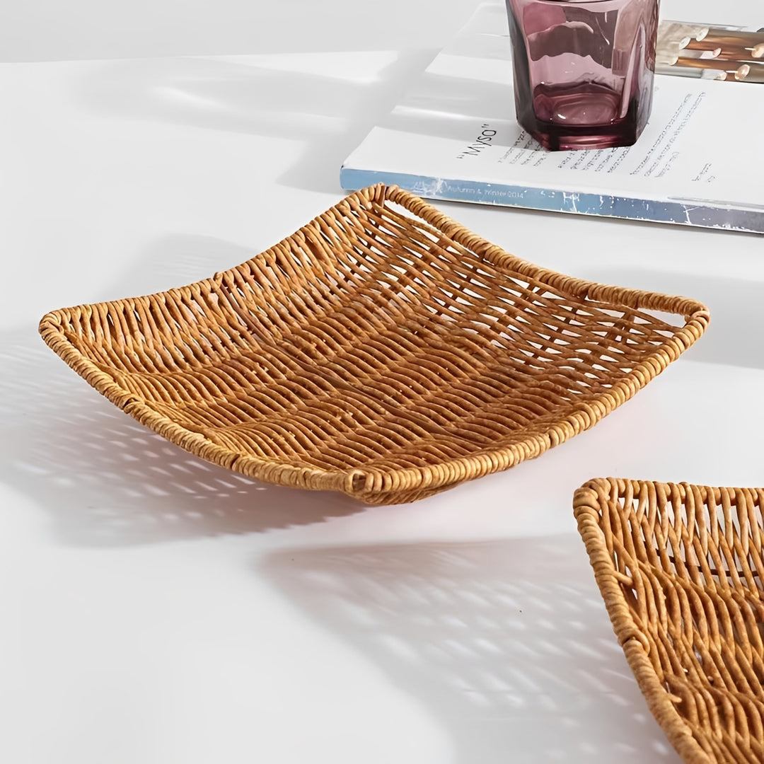 Noelie Rattan Display Tray