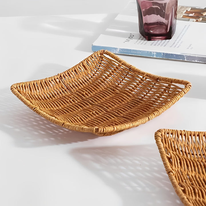 Noelie Rattan Display Tray