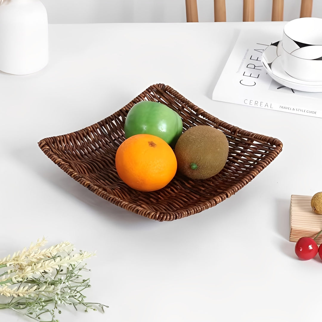 Noelie Rattan Display Tray