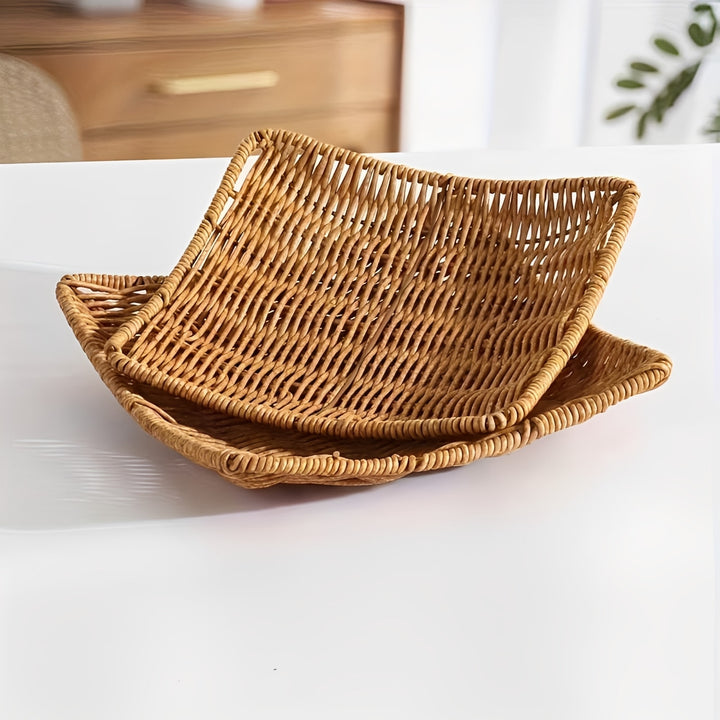 Noelie Rattan Display Tray