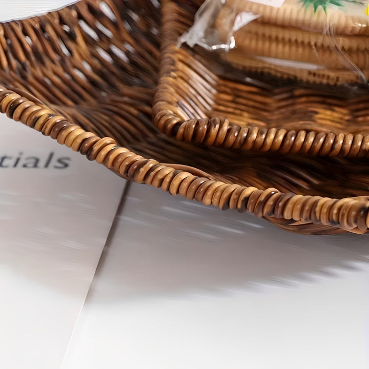 Noelie Rattan Display Tray