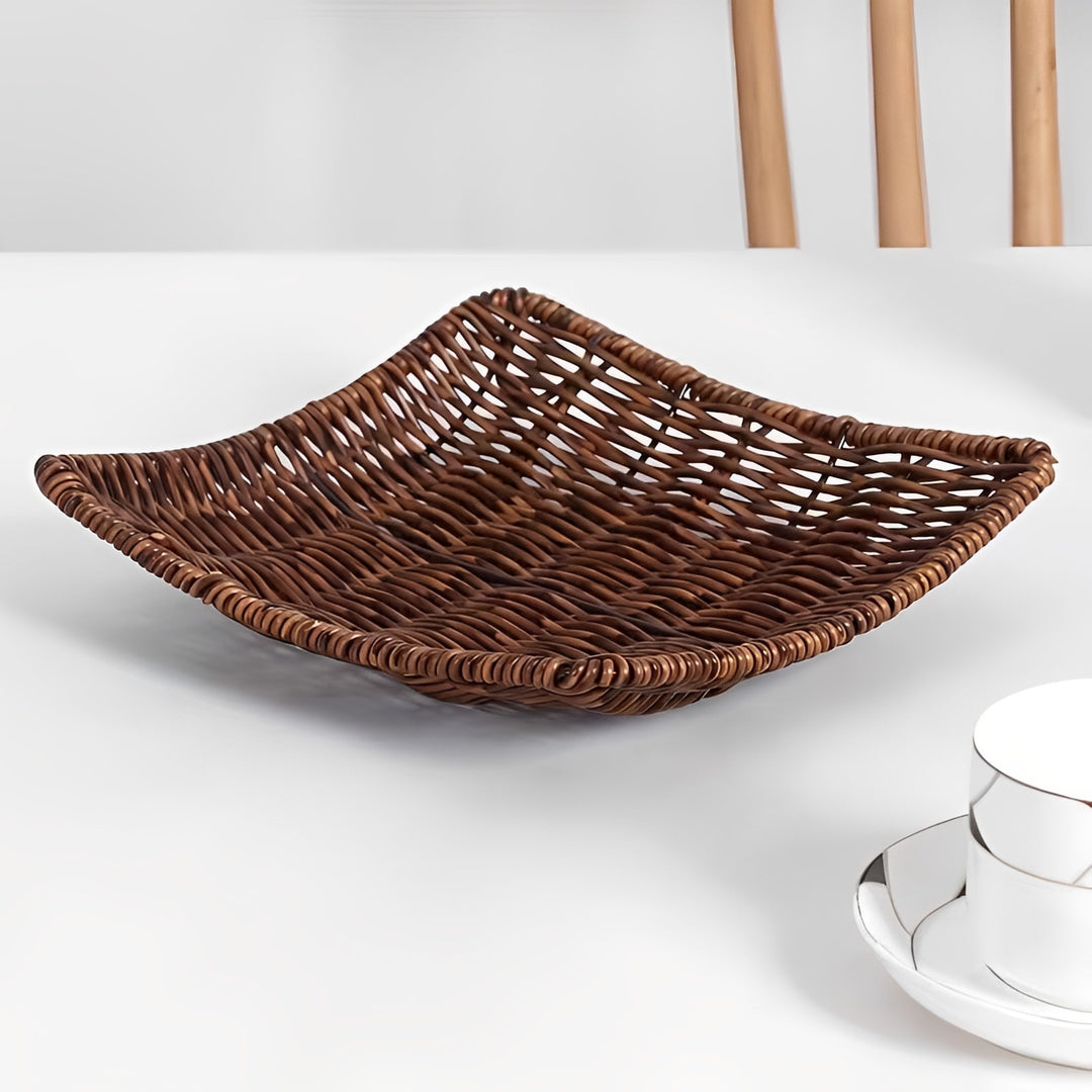 Noelie Rattan Display Tray