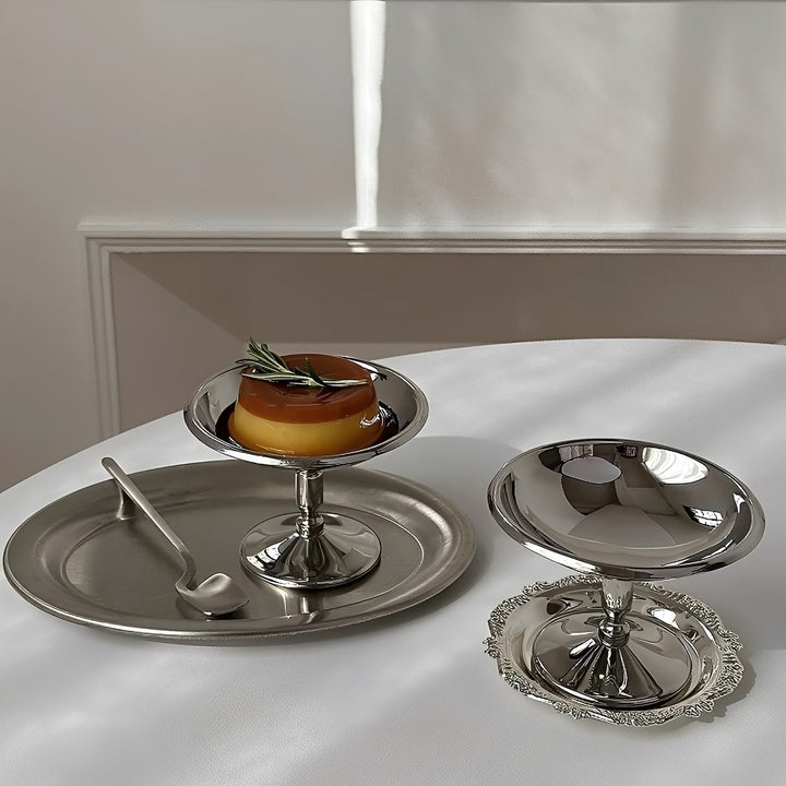 Atlas Silver Display Dish