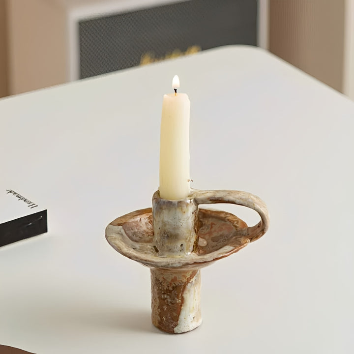 Kava Ceramic Retro Chamberstick