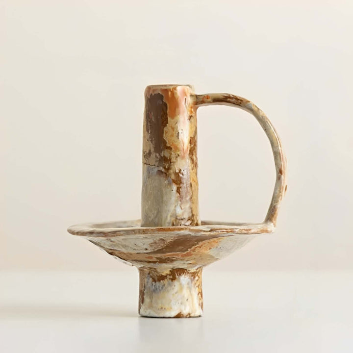 Kava Ceramic Retro Chamberstick