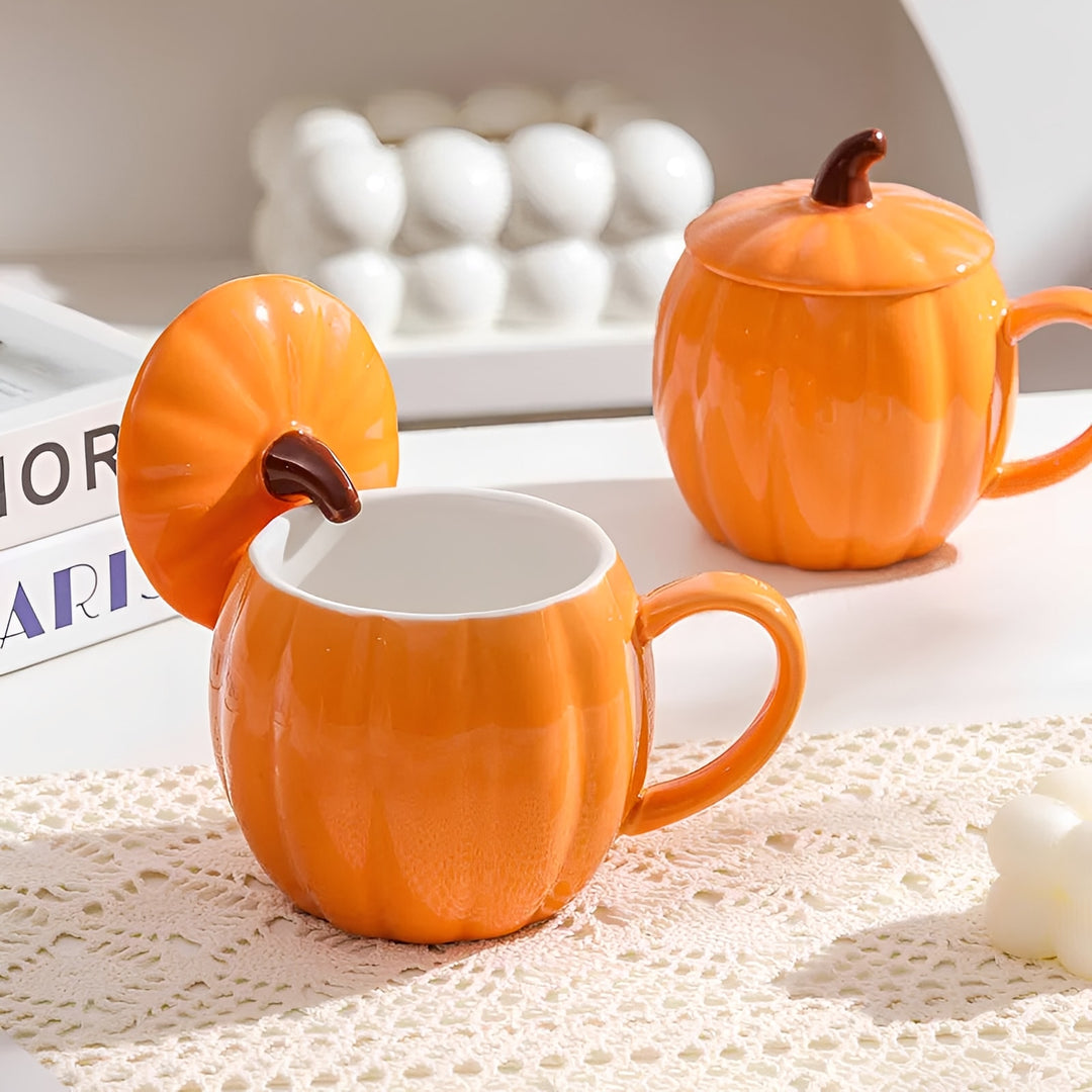 Pippa Ceramic Pumpkin Mug
