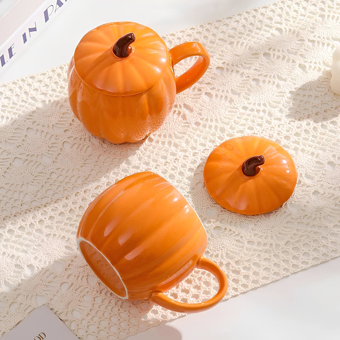 Pippa Ceramic Pumpkin Mug